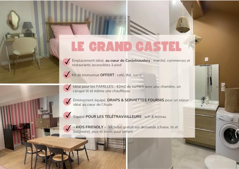Apartamento Le Grand Castel Castelnaudary Exterior foto